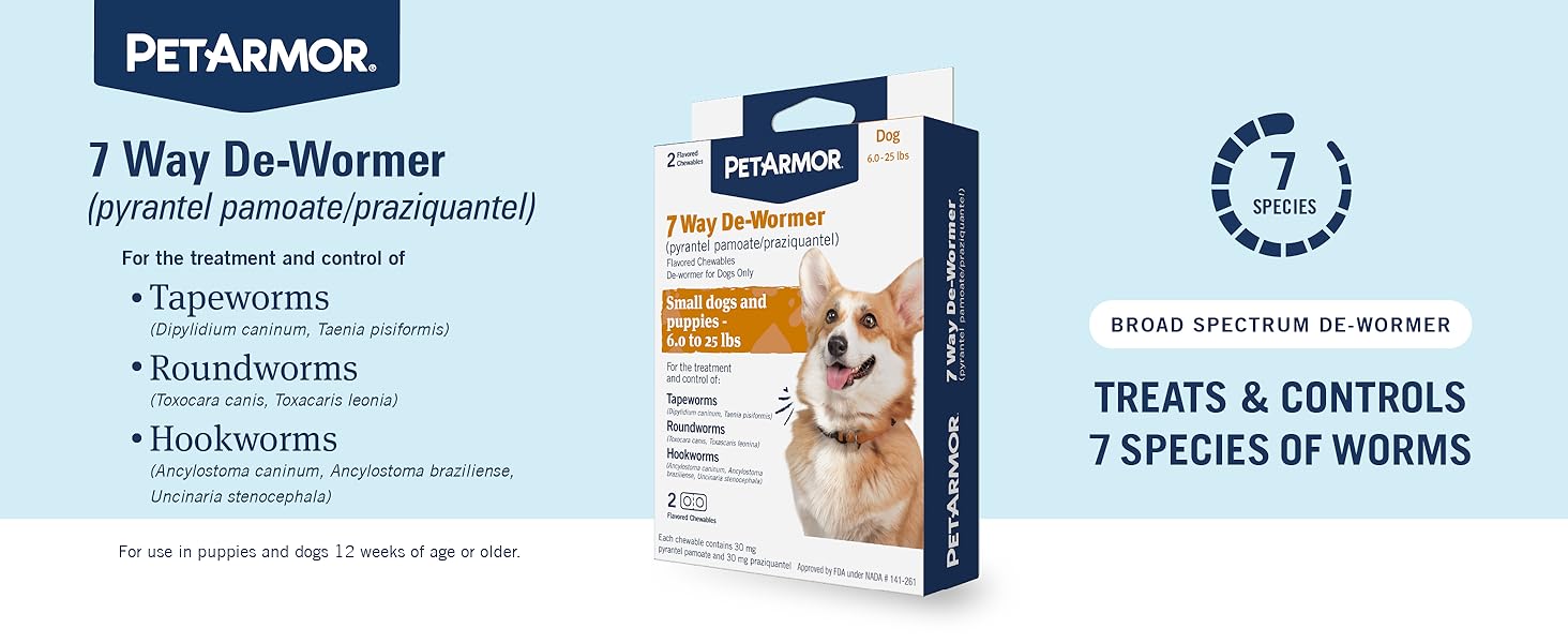 Comprehensive Review for PetArmor 7 Way De-Wormer Chewables - Lovelyfurry